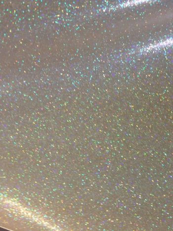 Yummy Gummy Latex iridescent glitter in clear latex