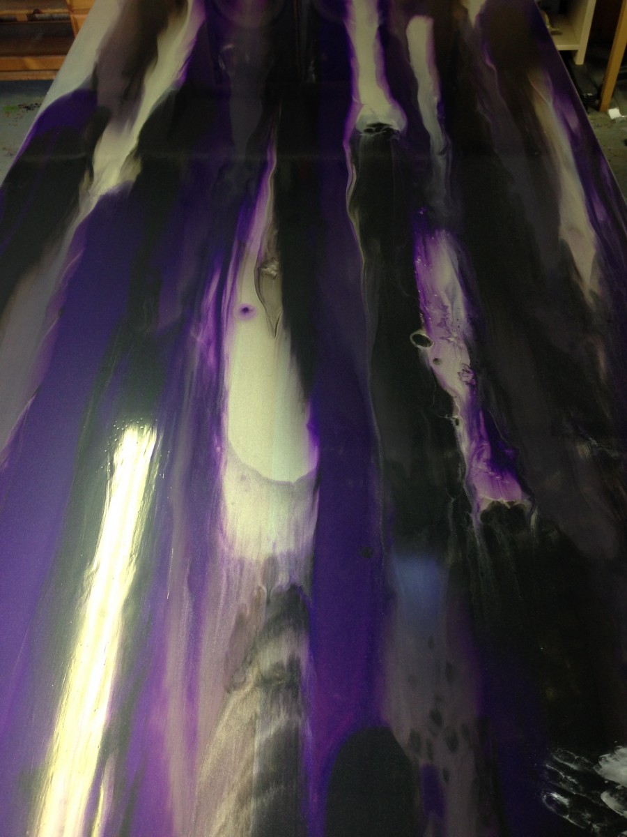 IMG_2448 Yummy Gummy Latex Stripe Marble Purple, Trans and black