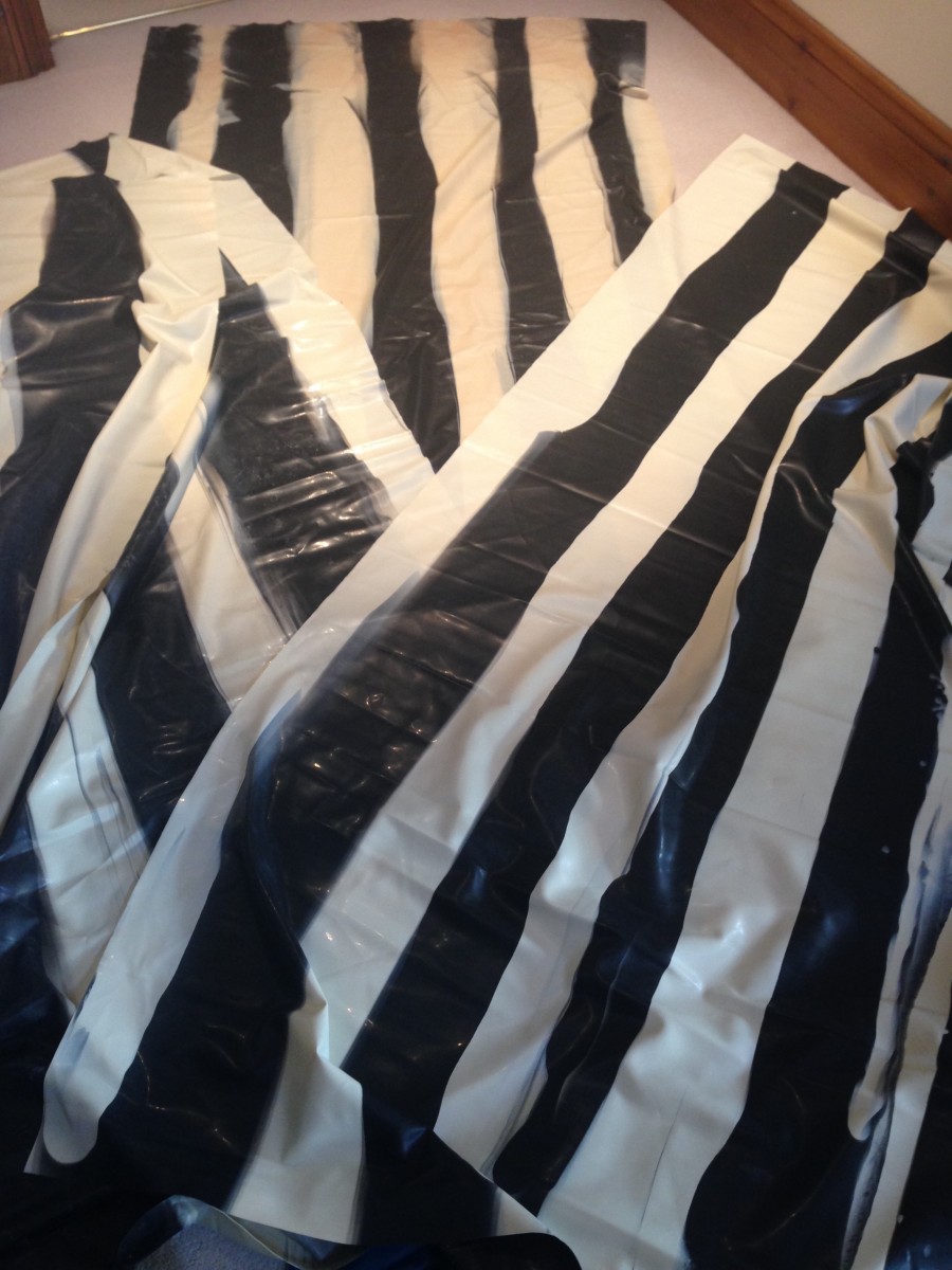 IMG_3107 Black and white Vertical stripe latex