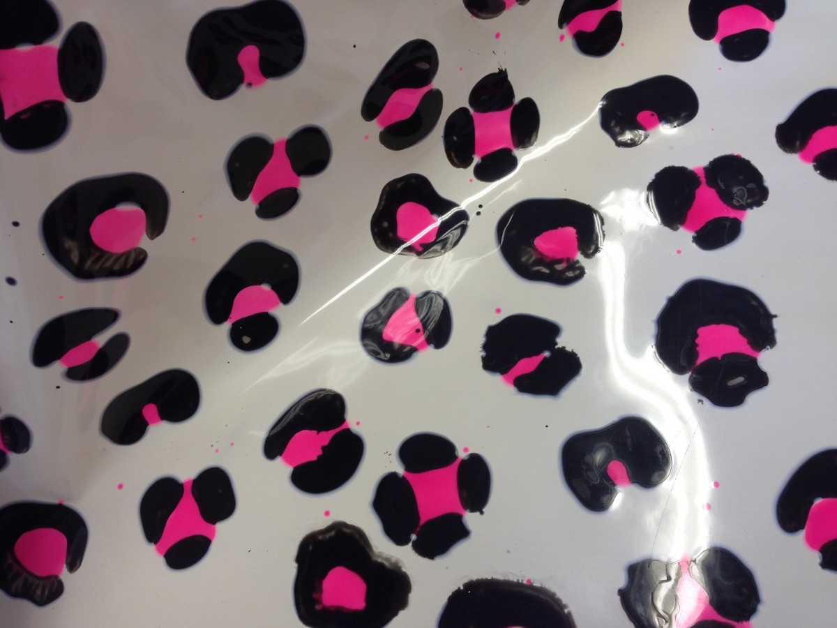 IMG_3407 Yummy Gummy Latex Deluxe Leopard Latex in white, uv pink and black