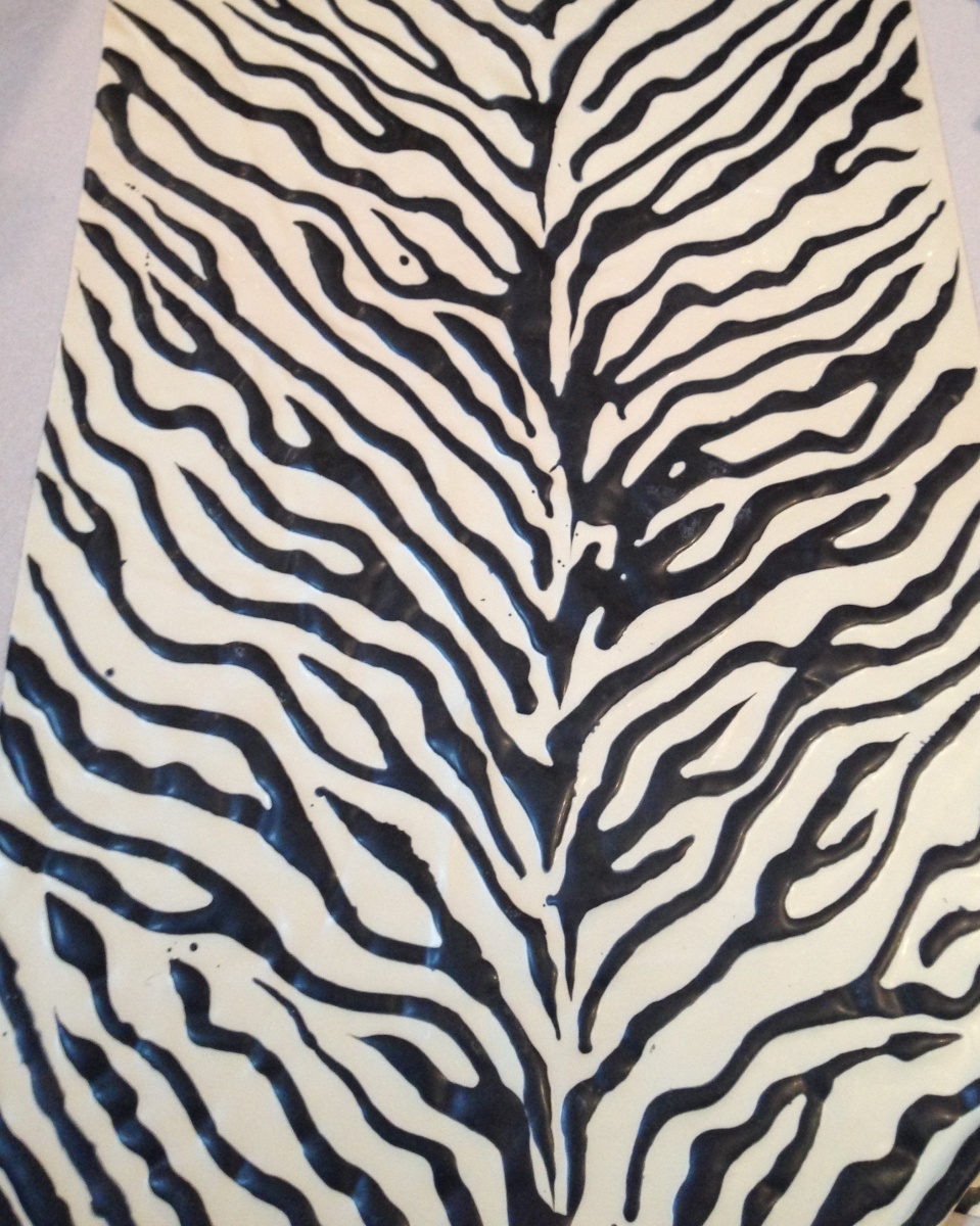 IMG_4064 Yummy Gummy Black and White Zebra patterned latex
