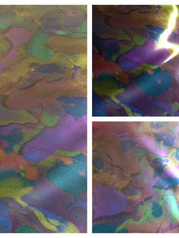 Oil Slick colour change marble