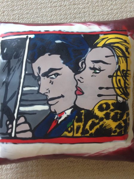 Complex patterned Latex Cushion