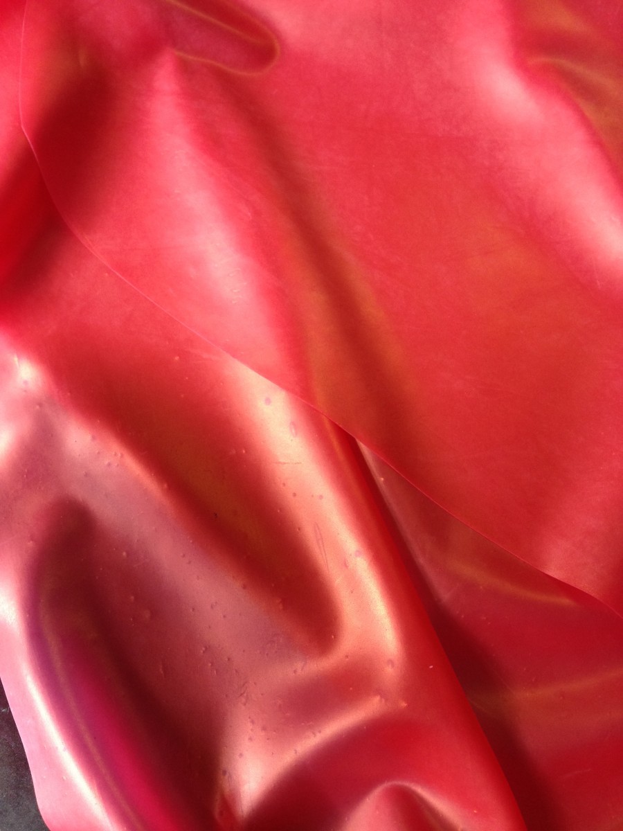 IMG_6372 Yummy gummy latex pink with gold shimmer latex