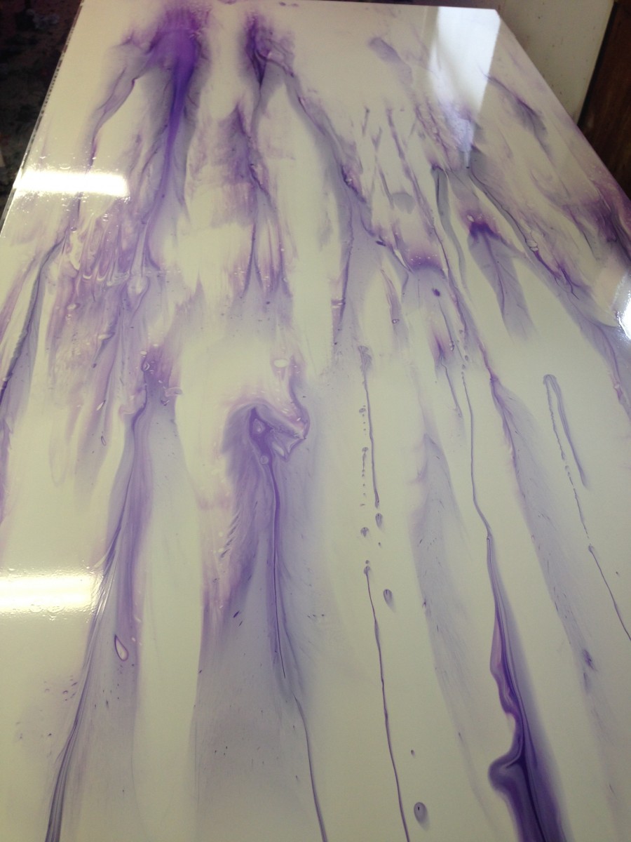IMG_6405 Yummy Gummy Latex Stripe Marble White and purple